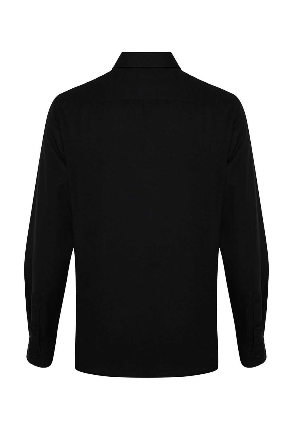 Siyah Slim Fit Kolay Utulenebilir Smart Gomlek TMNSS24GO00074