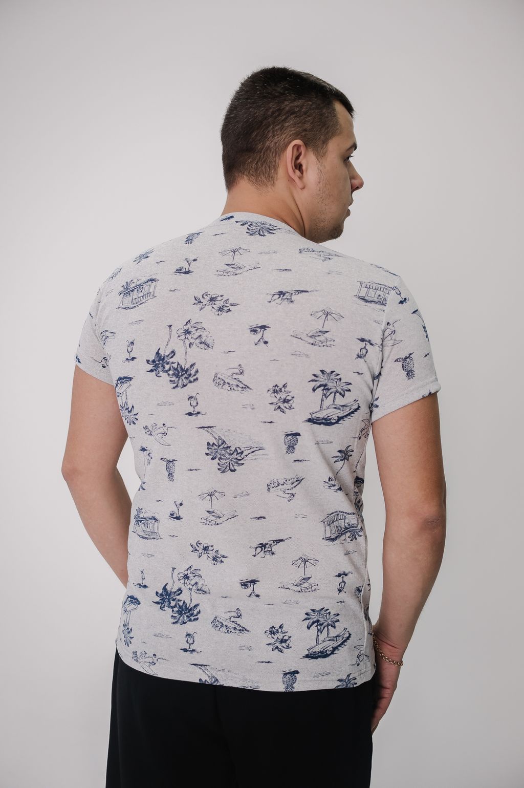 Футболка Мигель св.серая - Марлен фото 2