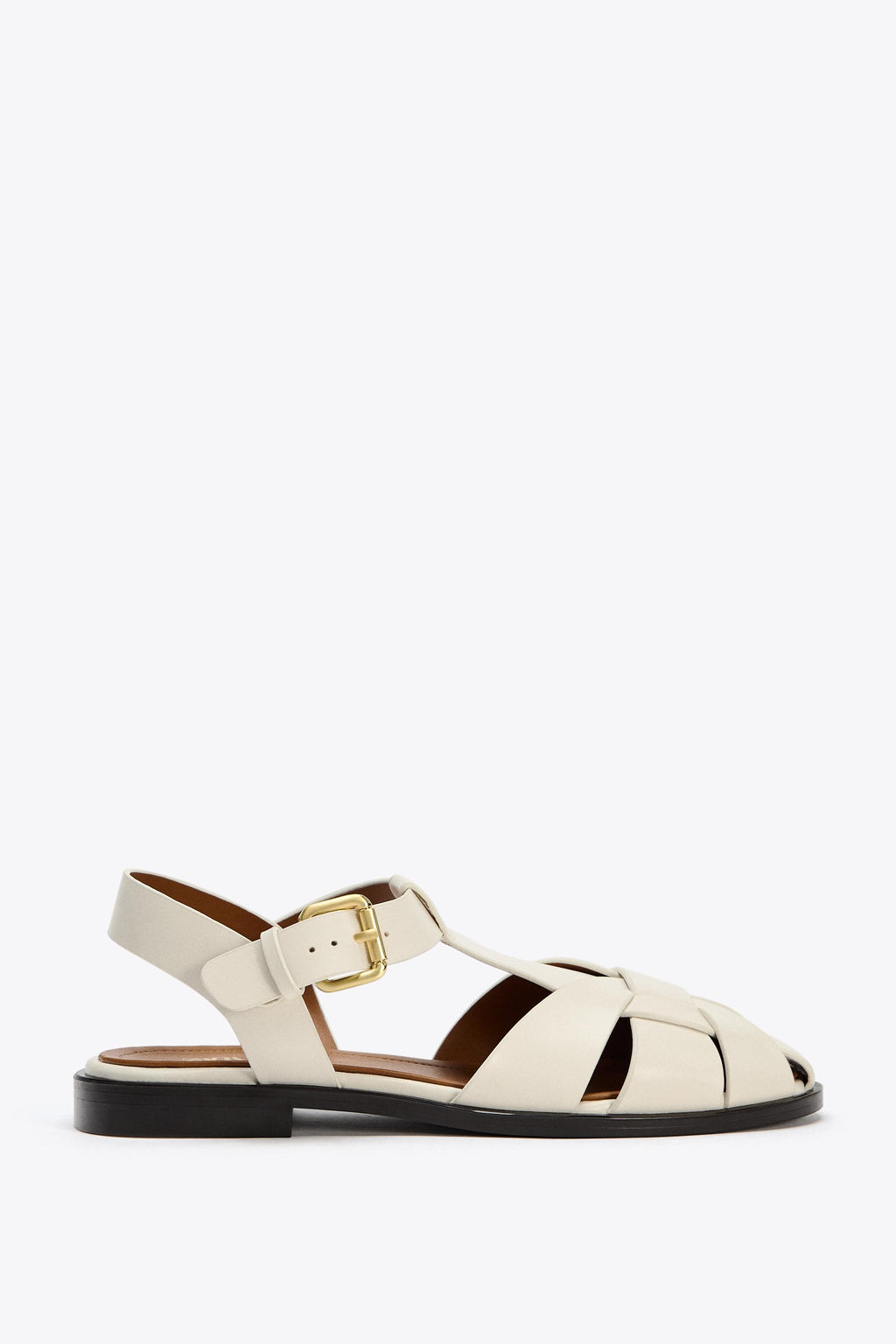 FLAT CAGE SANDALS
