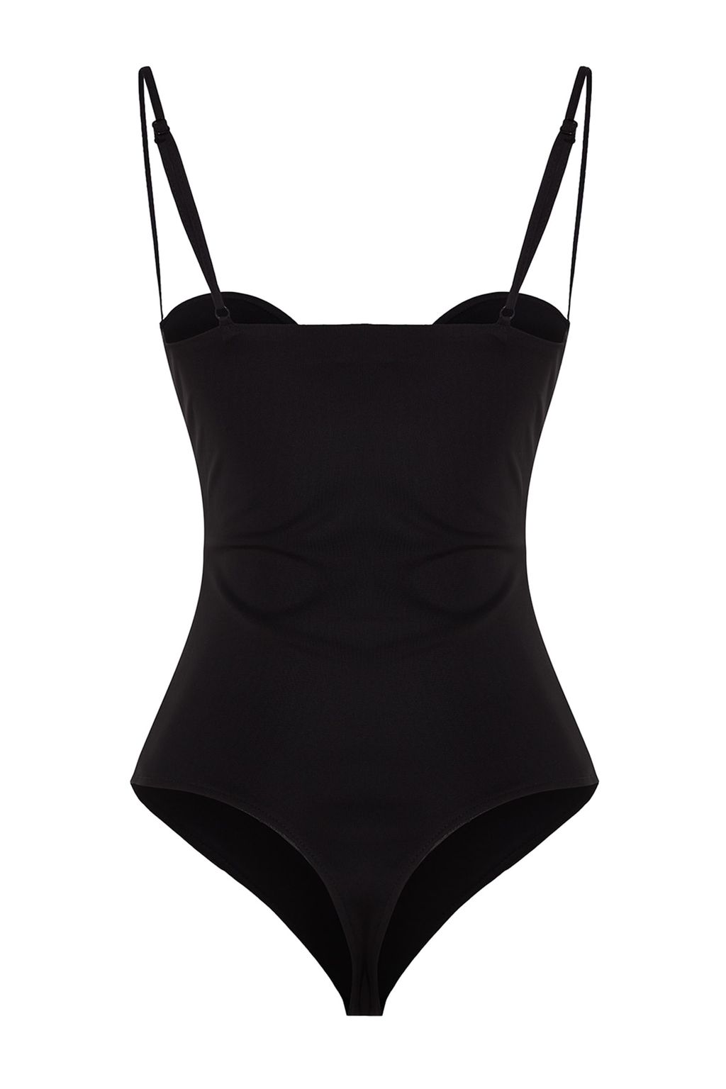 TRENDYOLMILLA Siyah Astarl? C?tc?tl? Orme Tul Body TPRSS23BD00038 фото 8