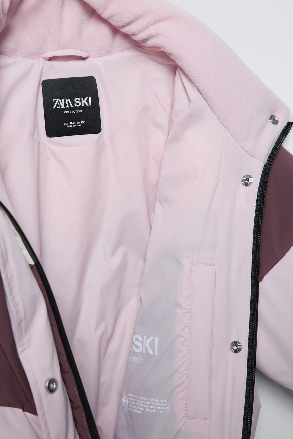 WINDPROOF AND WATER-REPELLENT RECCO® SYSTEM SKI COLLECTION DOWN JUMPSUIT, CHARACTERISTICS - Zara фото 6