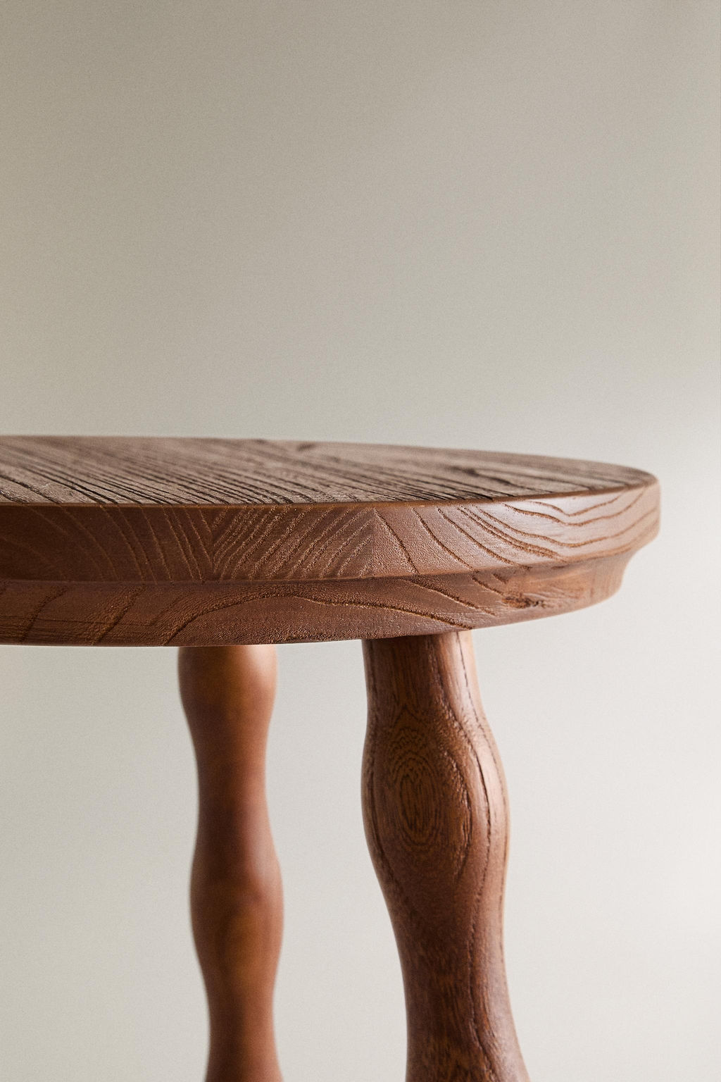 ELM WOOD STOOL - Zara фото 4