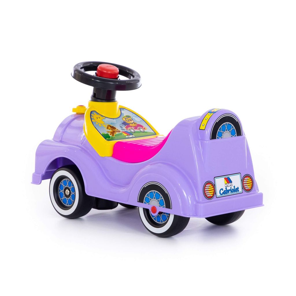 Каталка-автомобиль Кабриолет (со звуковым сигналом) - Полесье фото 3