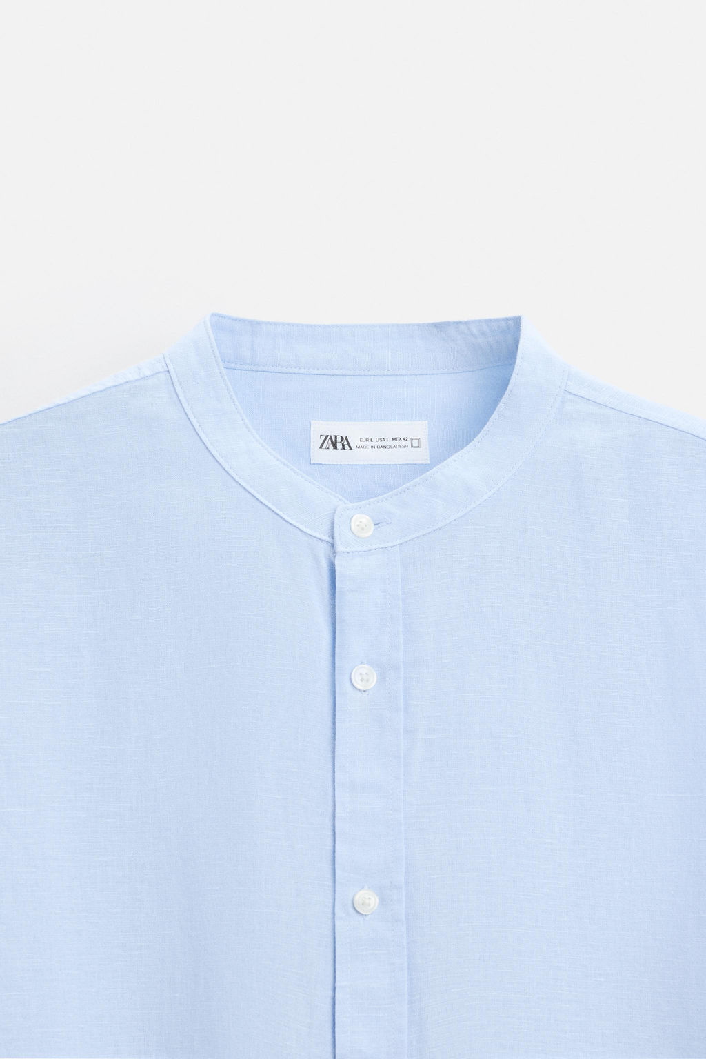 COTTON - LINEN SHIRT - Zara фото 8