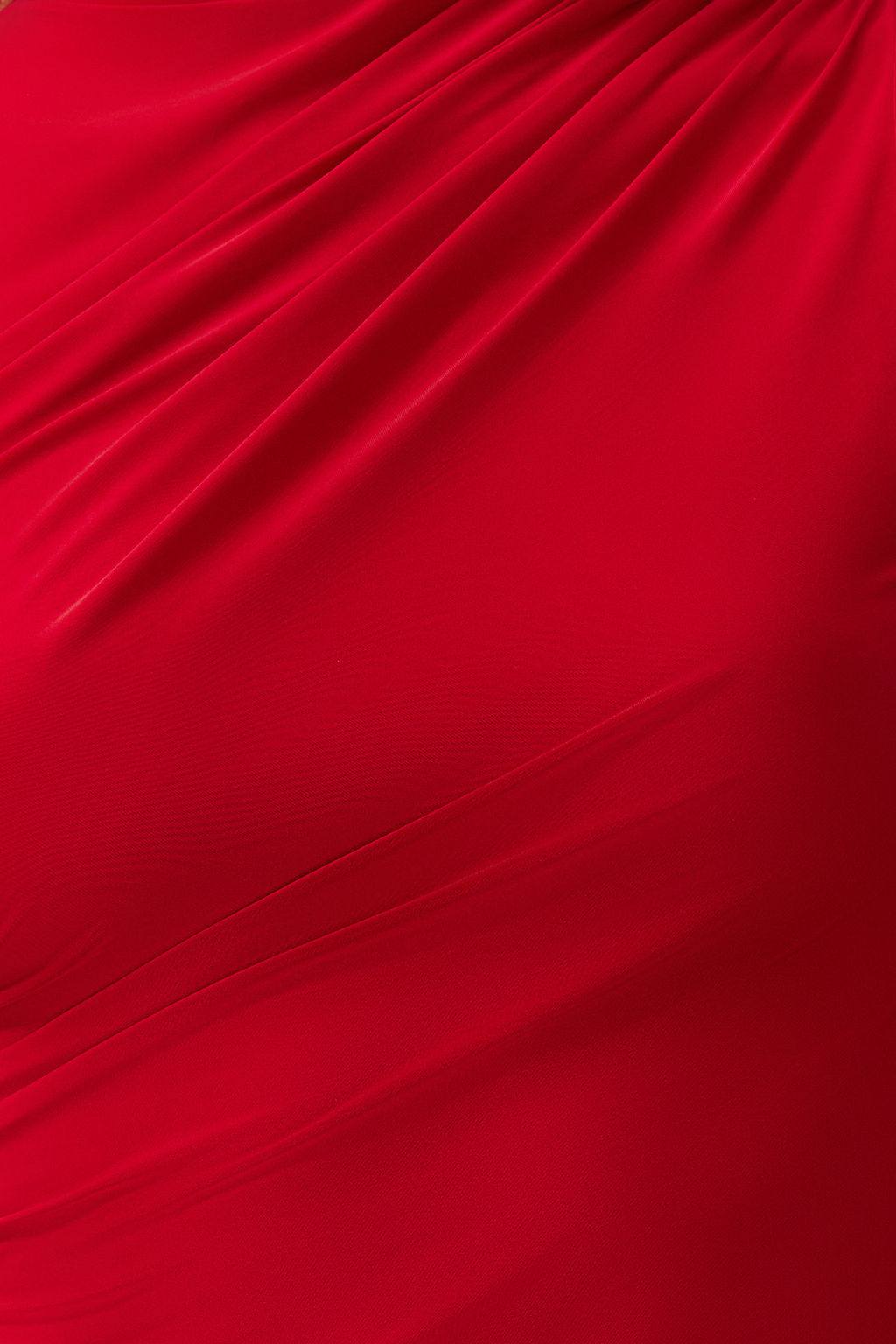 K?rm?z? S?f?r Kol Buzgulu Vucuda Oturan Esnek Orme Bluz TWOSS24BZ00486