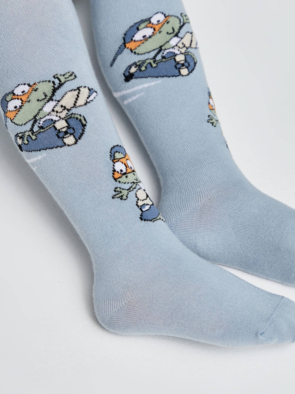 БРЕСТСКИЕ КОЛГОТКИ ДЕТСКИЕ 3280 KIDS (рисунок) СЕРО-ГОЛУБОЙ - Conte elegant фото 2