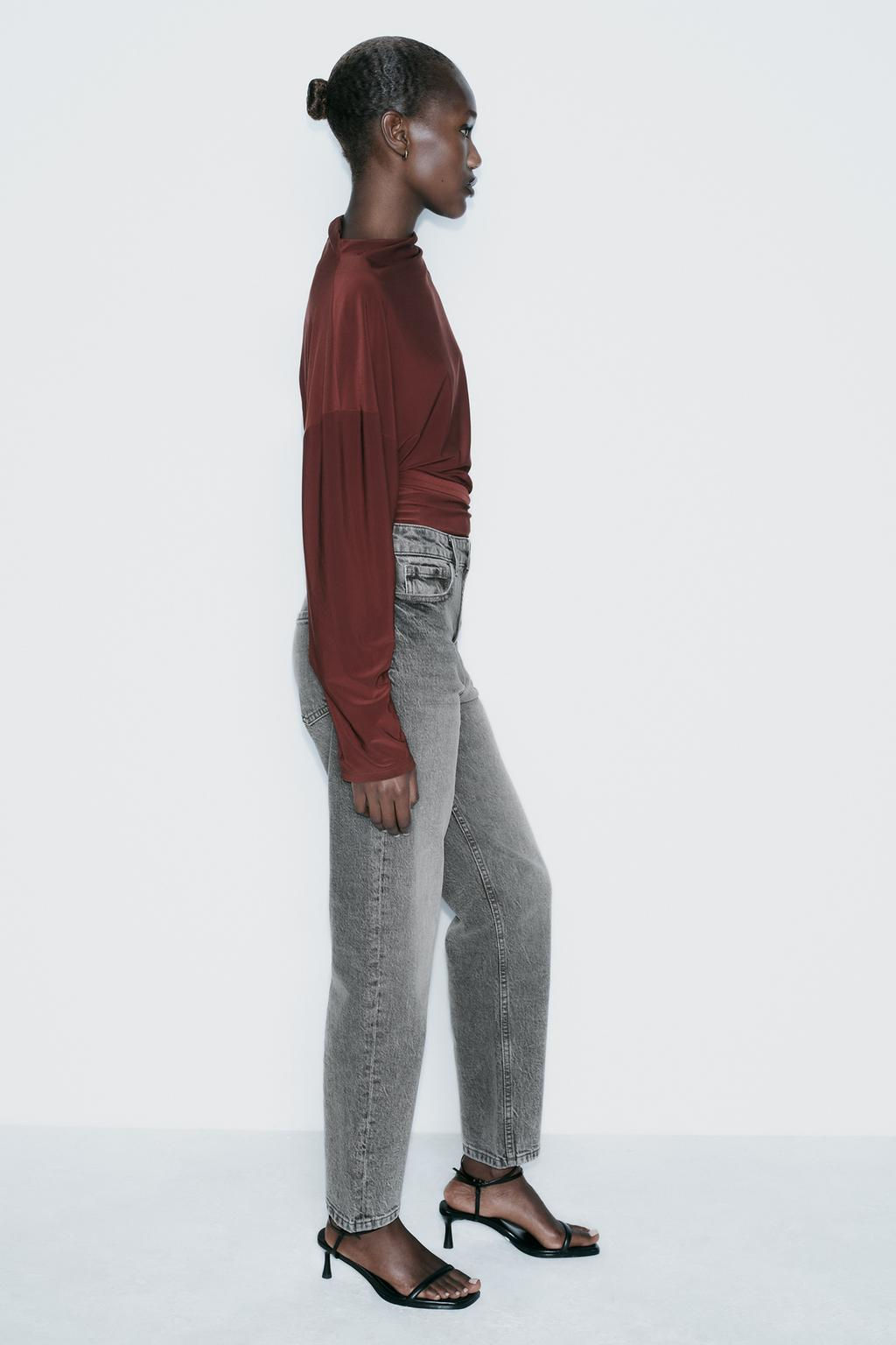 Z1975 MOM-FIT HIGH-WAIST JEANS - Zara фото 15