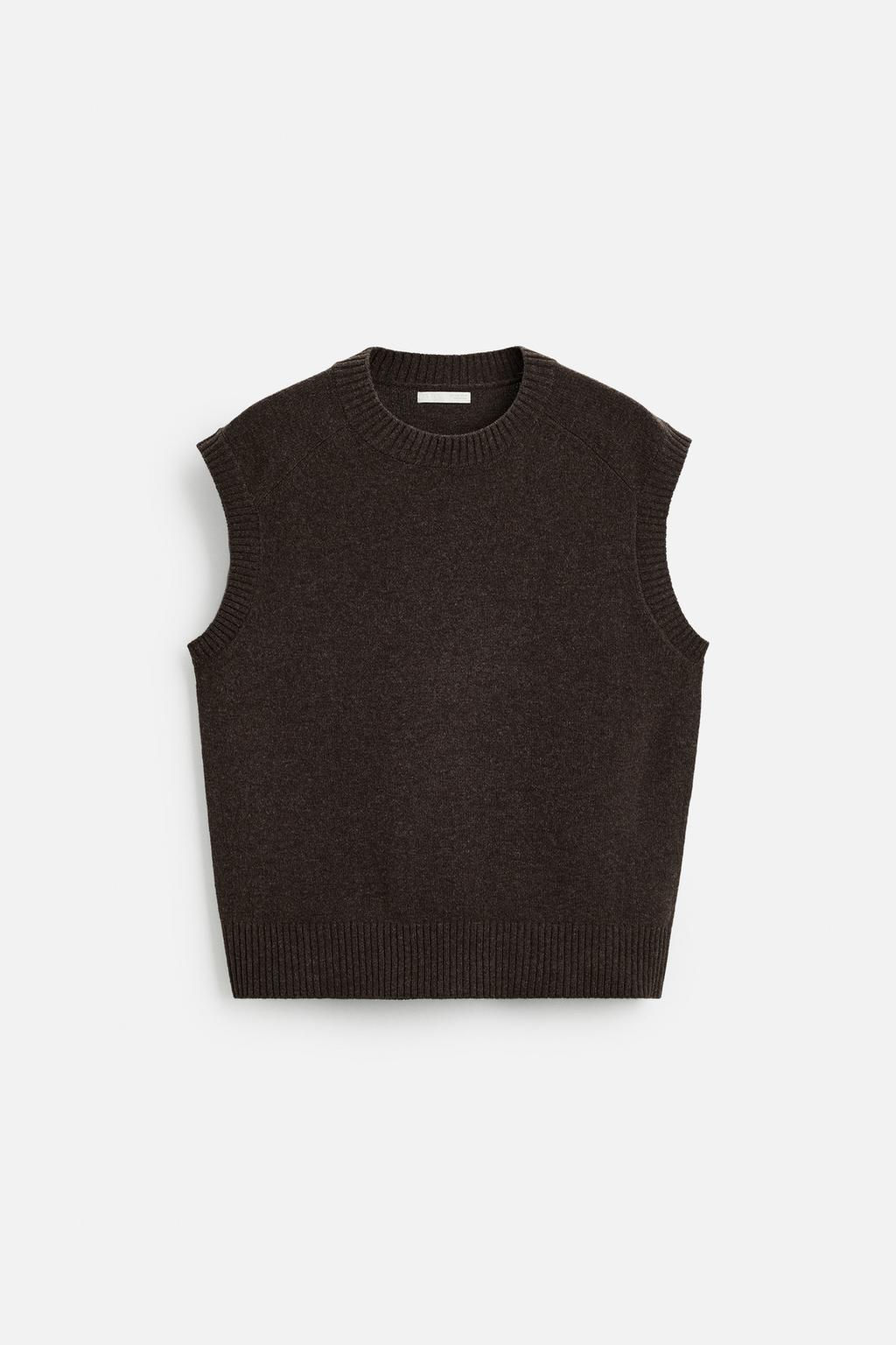 KNITTED WOOL VEST - Zara фото 6