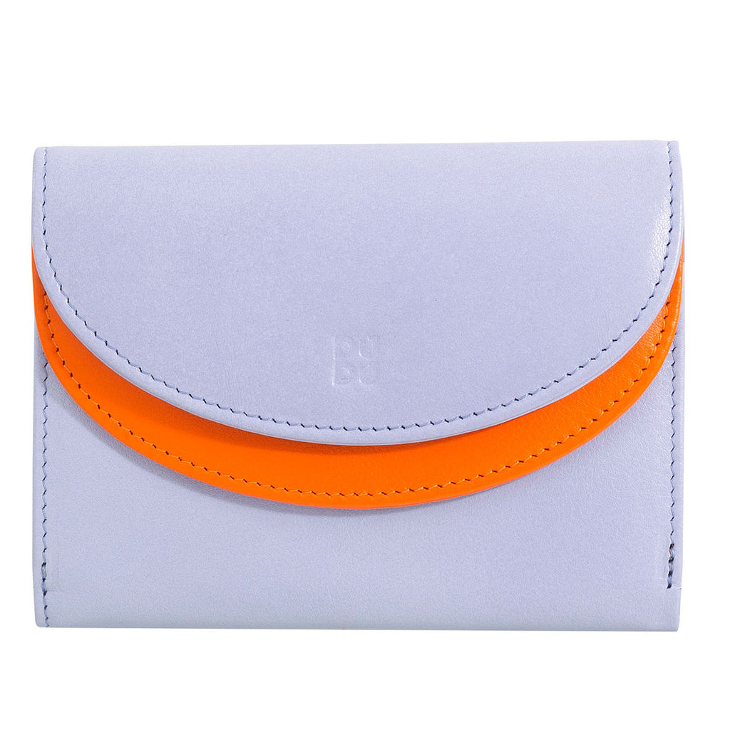 Итальянский женский кожаный кошелек DuDu серии Galapagos | прованская сирень - Dudubags фото 2