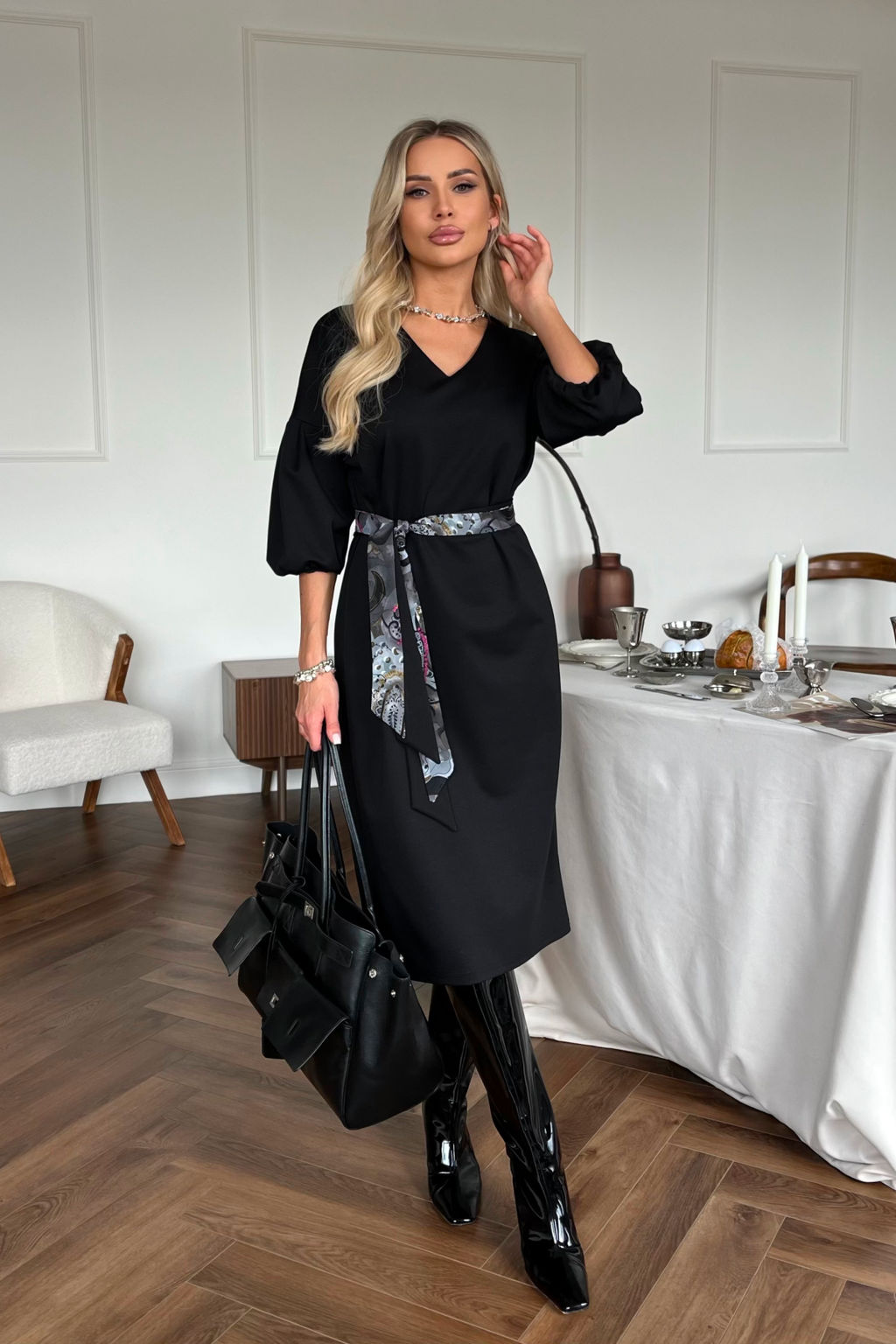 VALENTINA Платье Роберта №1/1 пояс фото 2