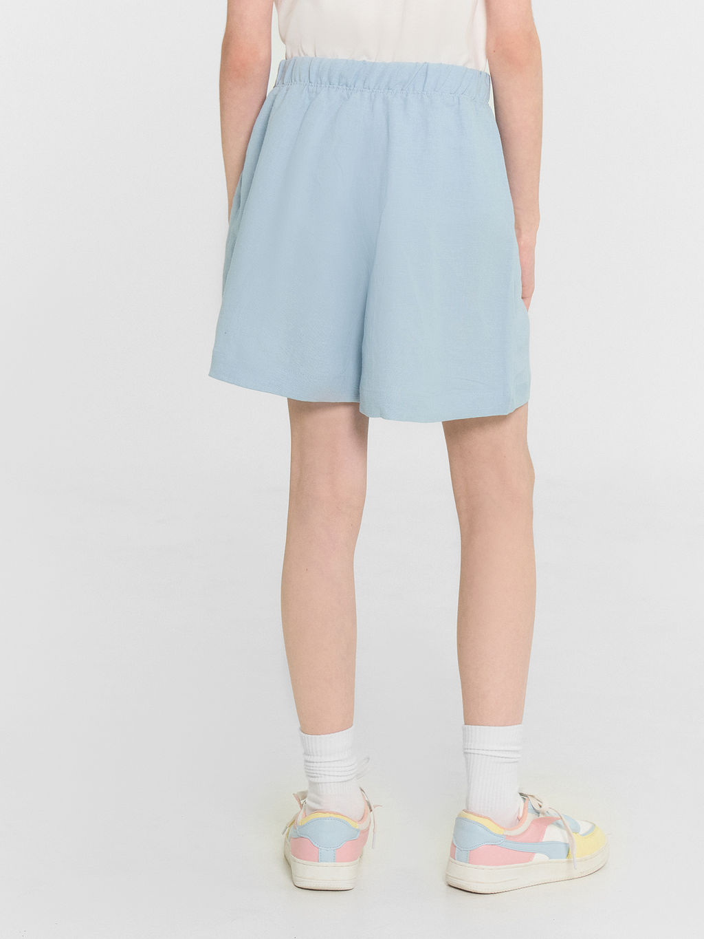 Шорты для девочек голубые - Mark formelle фото 4