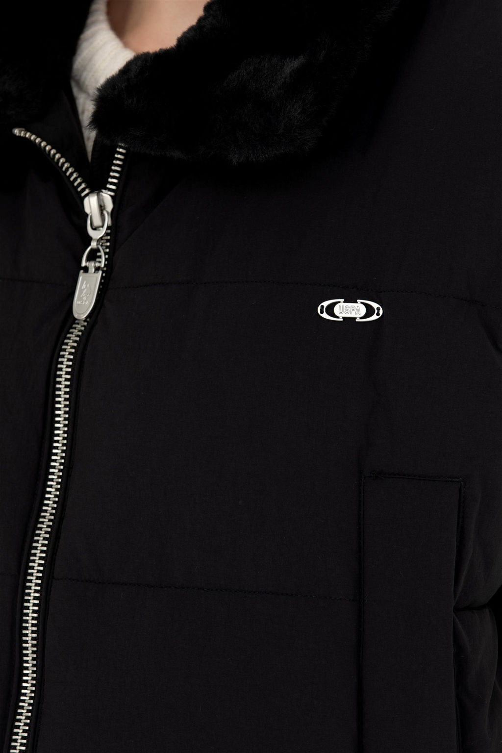 Женский черный жилет - U.s. polo assn фото 7