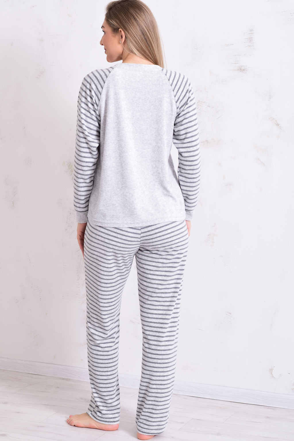 Пижама женская 1-248 (серый)