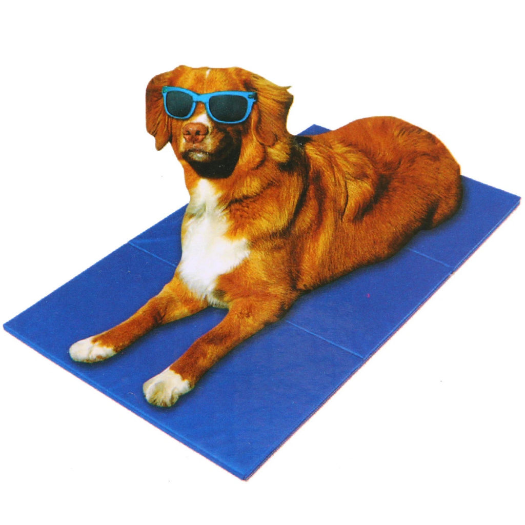 Матрас охлаждающий для собак и кошек "Место Бро", цвет синий, размер M, 40*50см