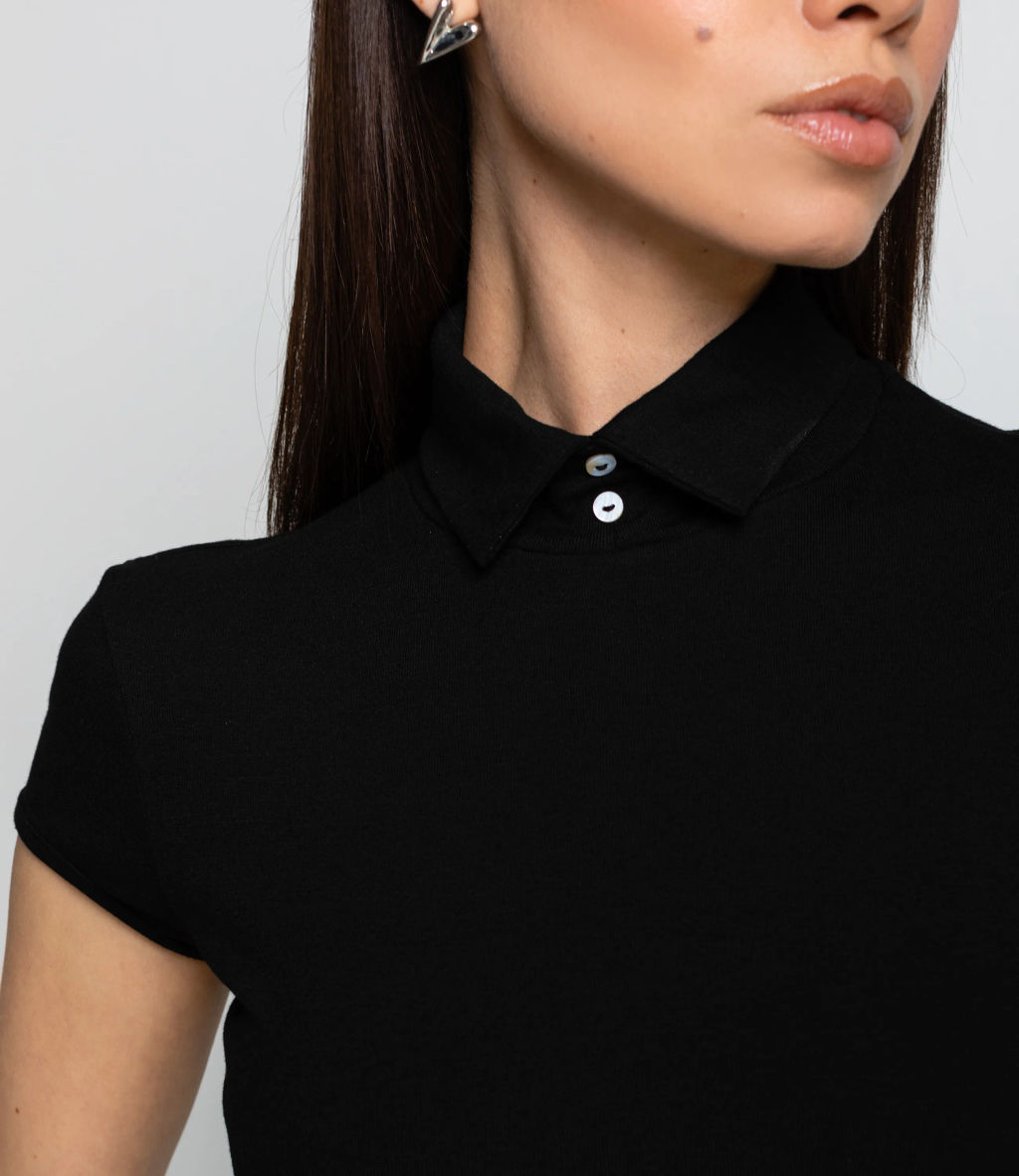 Футболка #КТ6845 (1), чёрный - Dommod фото 5