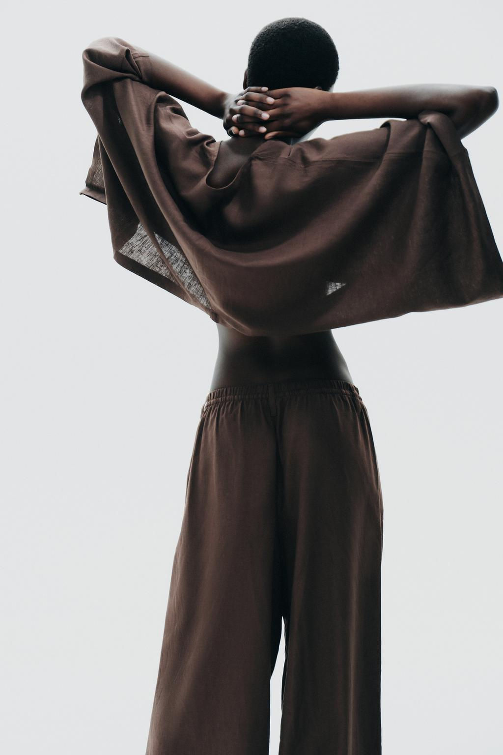 ASYMMETRIC CAPE KIMONO - Zara фото 5