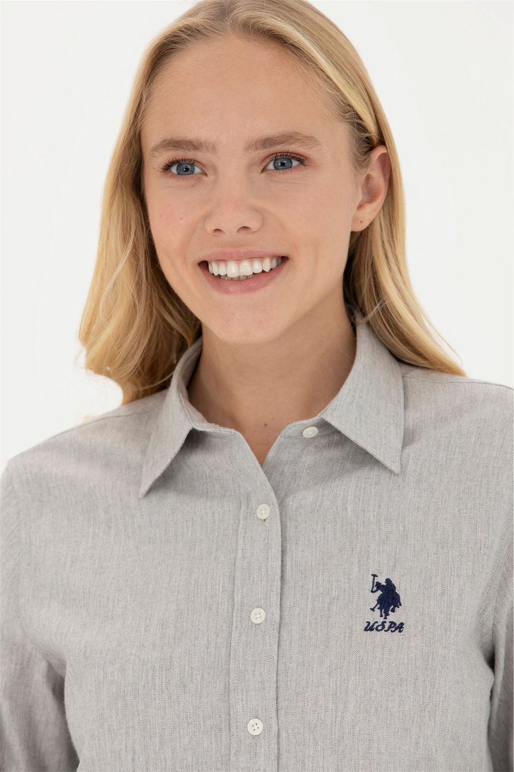 Женская рубашка с длинным рукавом Stone - U.s. polo assn фото 2