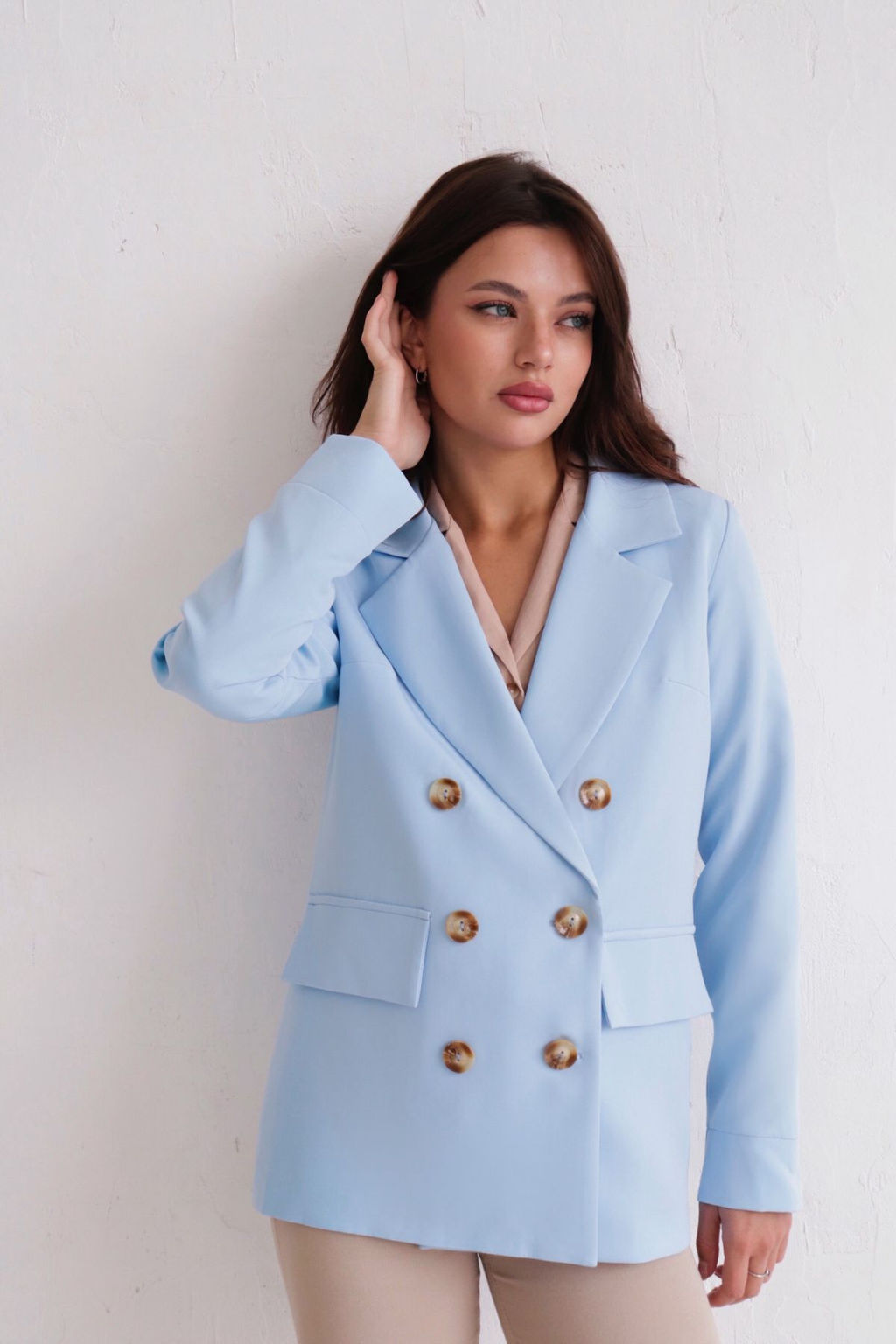 Двубортный жакет с английским воротником - Martichelli фото 12