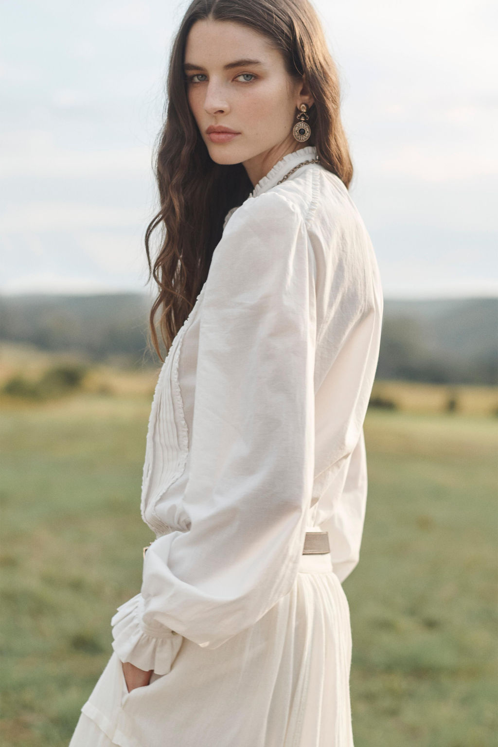 LIMITED EDITION PLEATED SHIRT - Zara фото 3