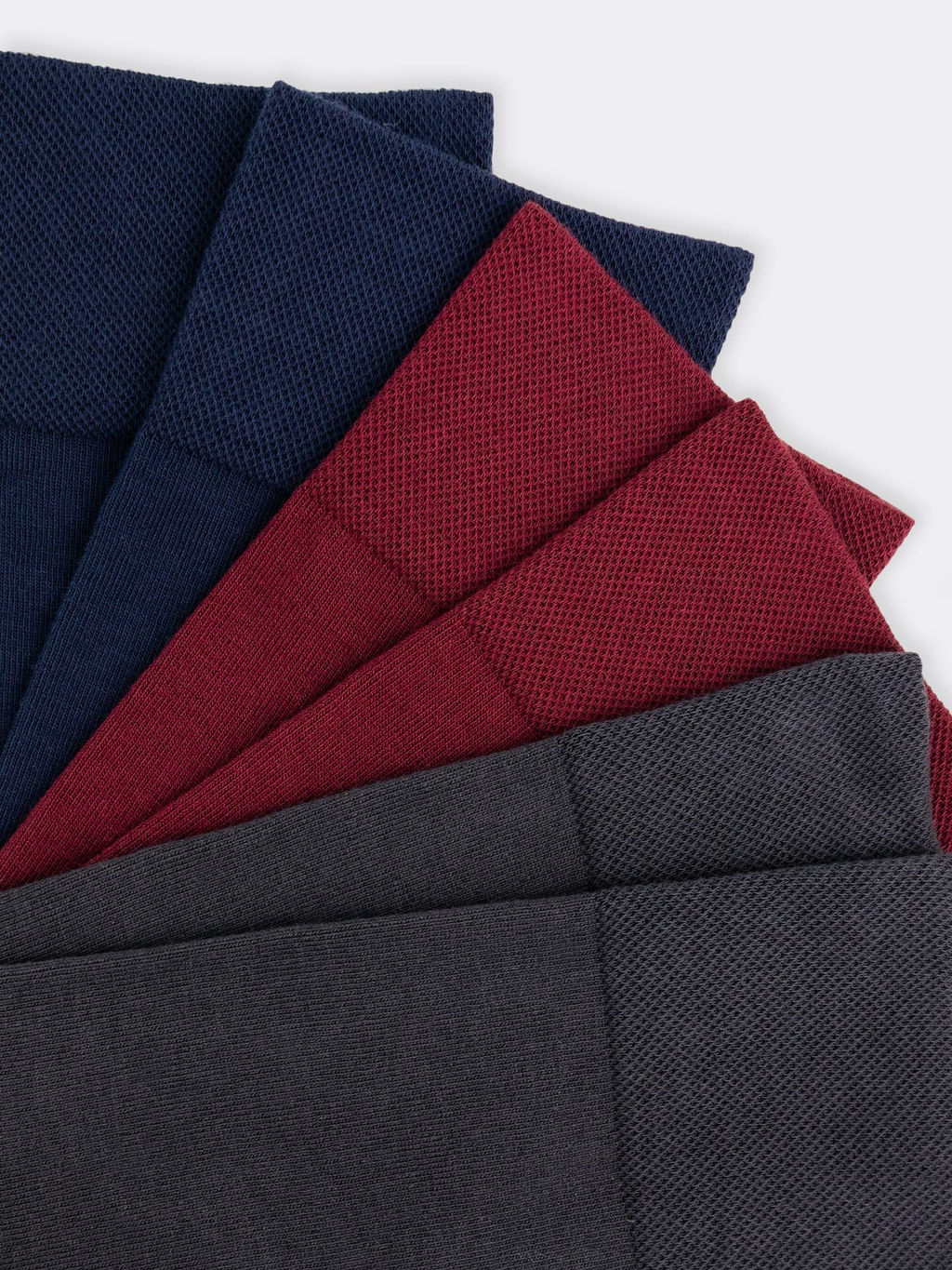 Цена за 5 пар! Носки мужские мультипак (3 шт.) в темно-синих и бордовых цветах - Mark formelle фото 4