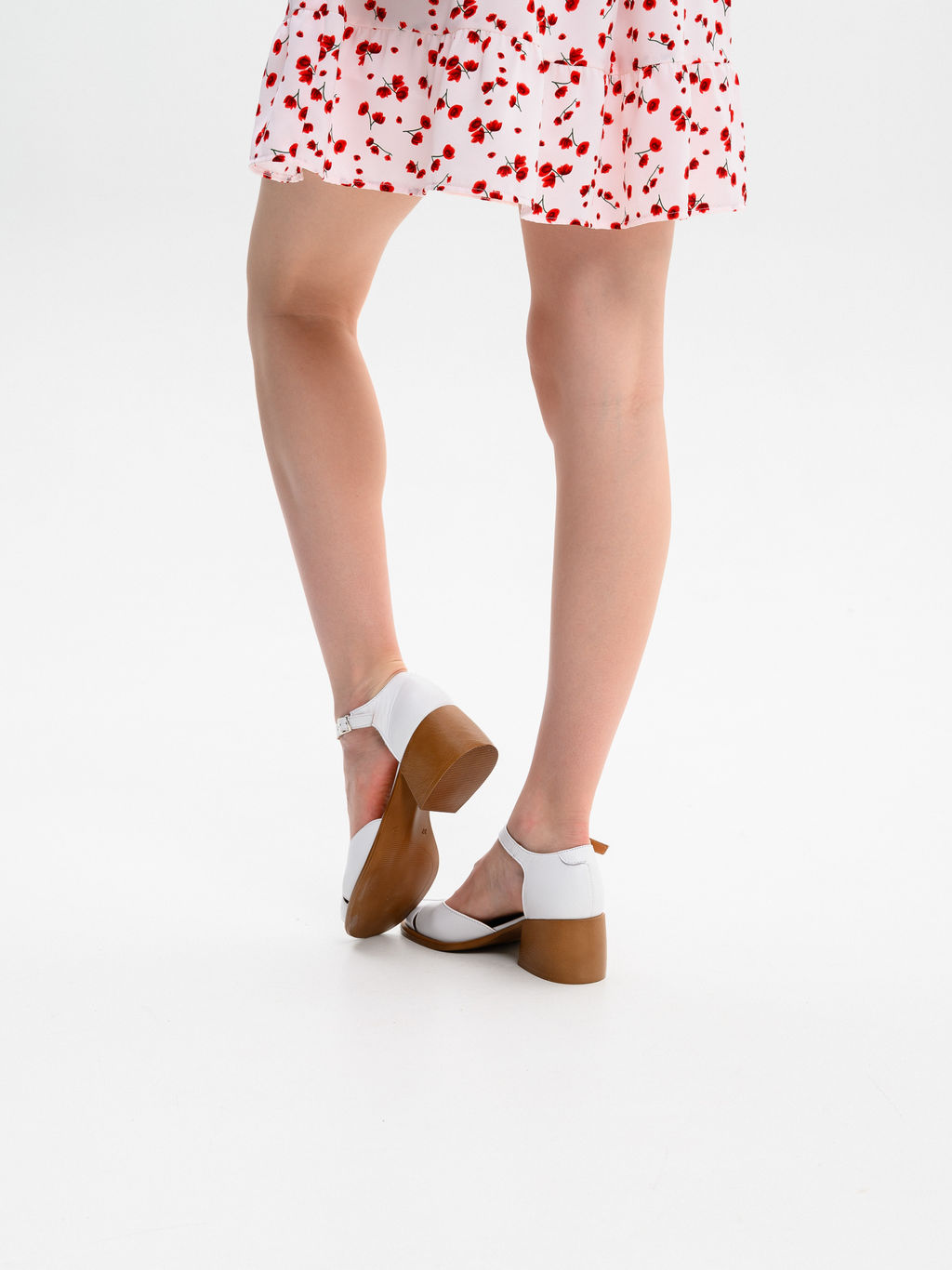 Босоножки 5033.23663be.Белый+коричневый