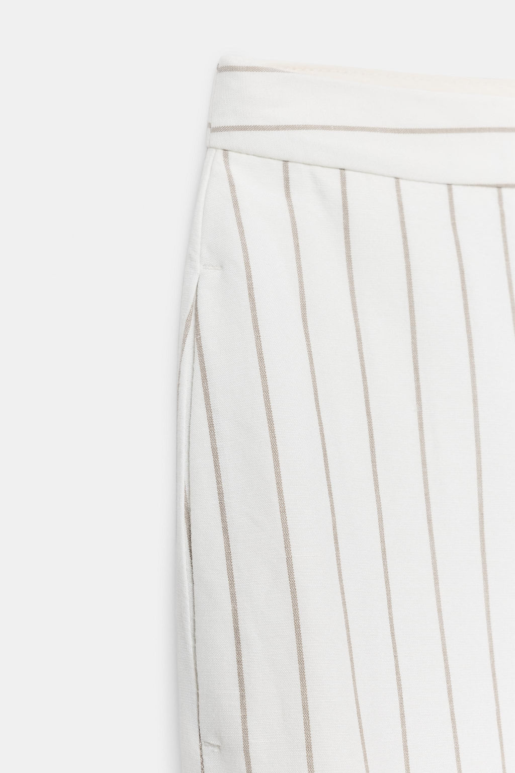 PANTAL?N PAREO RAYA CON LINO ZW COLLECTION / rayas