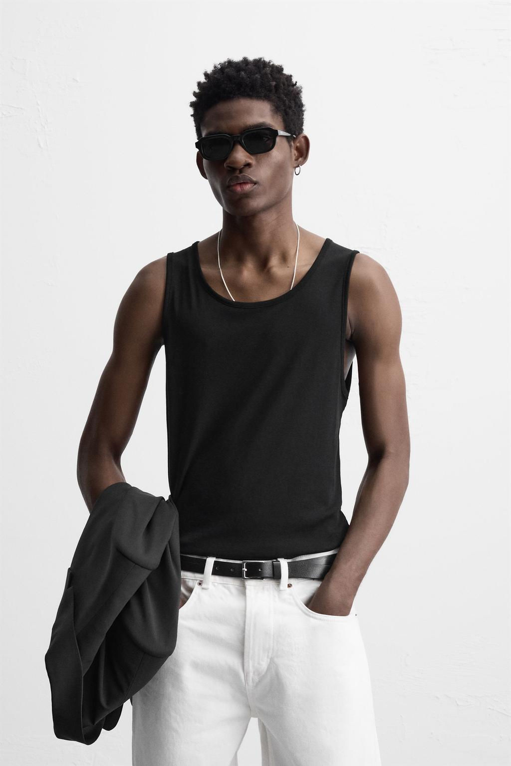 SEMI-SHEER TANK TOP - Zara фото 2