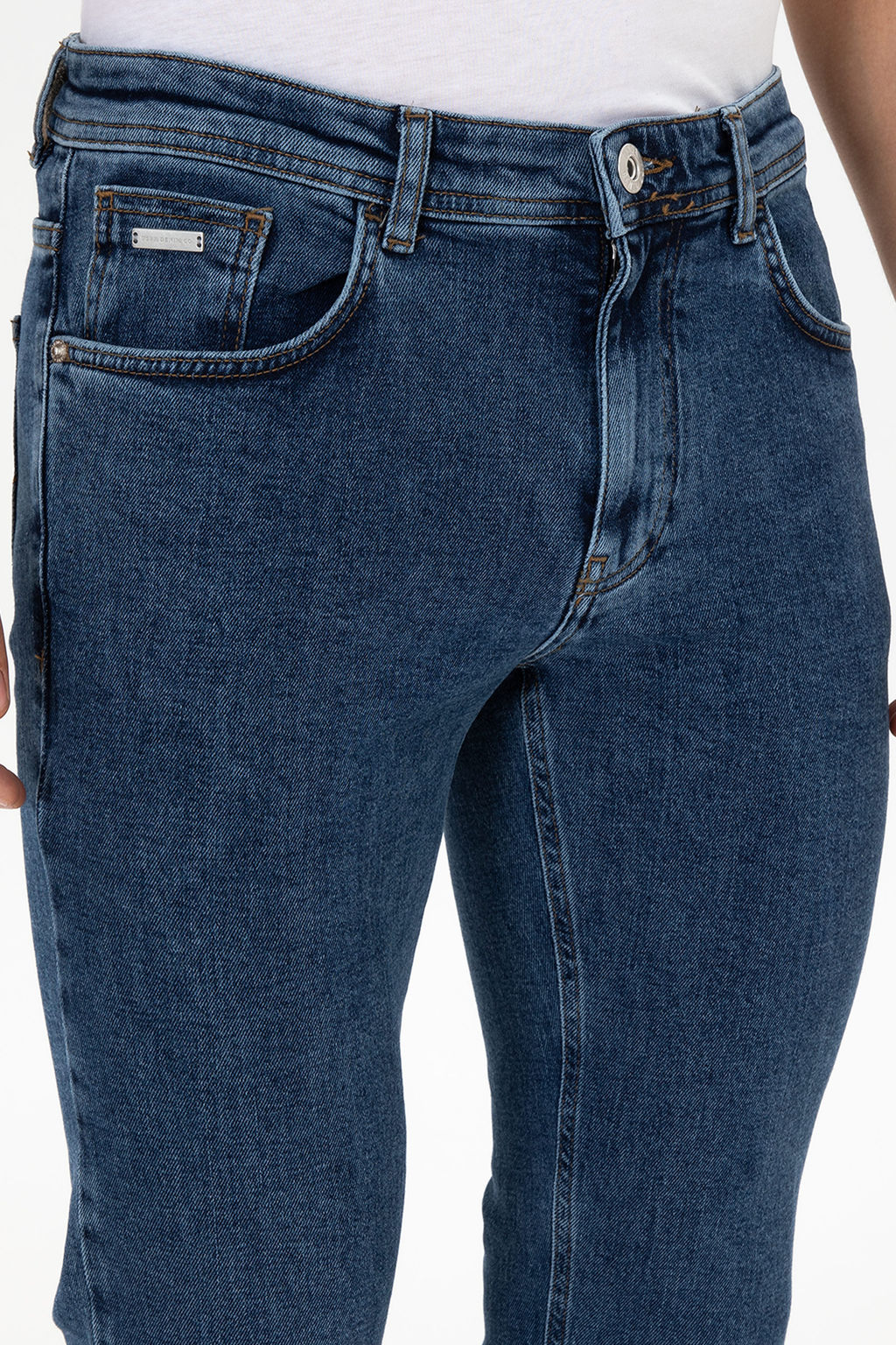 Erkek Mavi Slim Fit Jean Pantolon - U.s. polo assn фото 11
