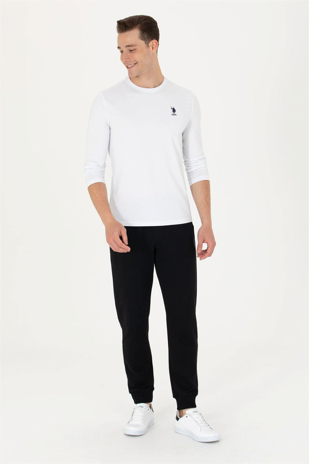 U. S. Polo Assn / Мужские черные спортивные штаны - U.s. polo assn фото 8