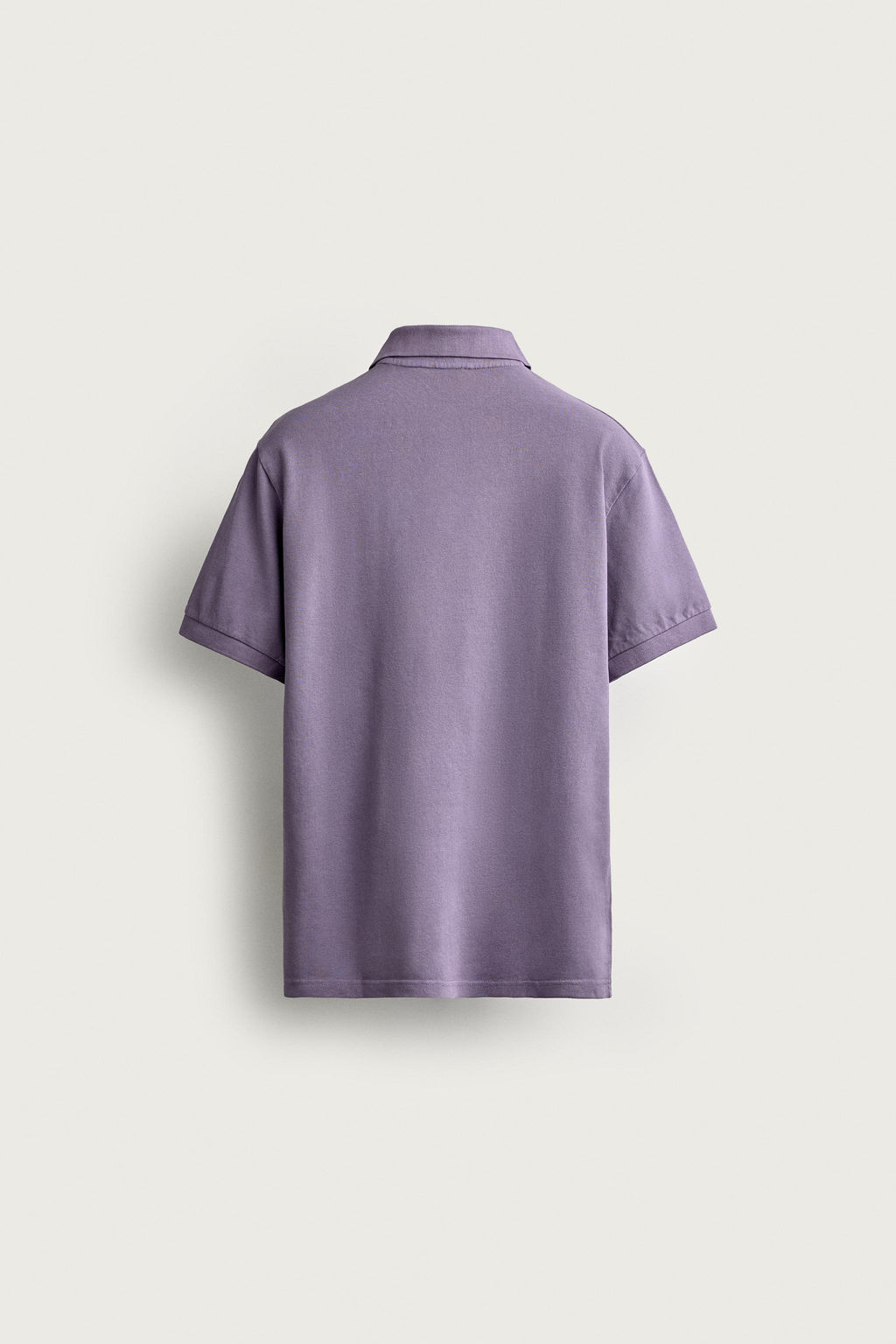 POLO PIQU? REGULAR FIT LAVADO / Violeta - Zara фото 8