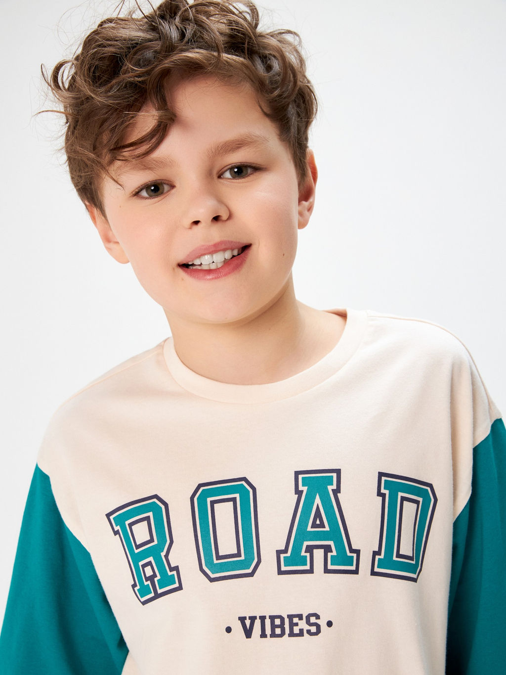 ACOOLA / Футболка детская для мальчиков Bullhead бежевый  фото 5