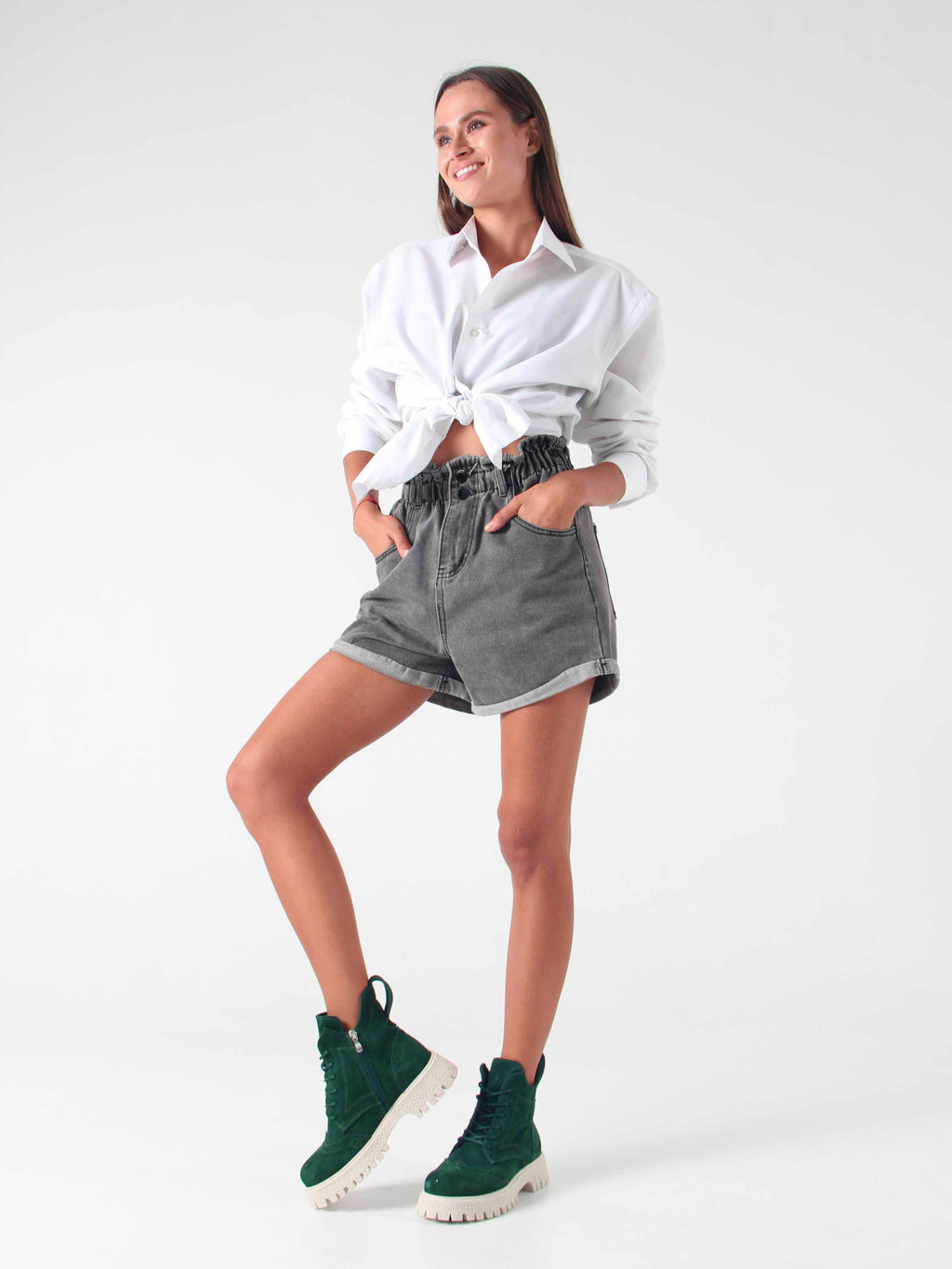 Ботинки EDART 338.1541 be. Зеленый замша/байка - Ed'art фото 9