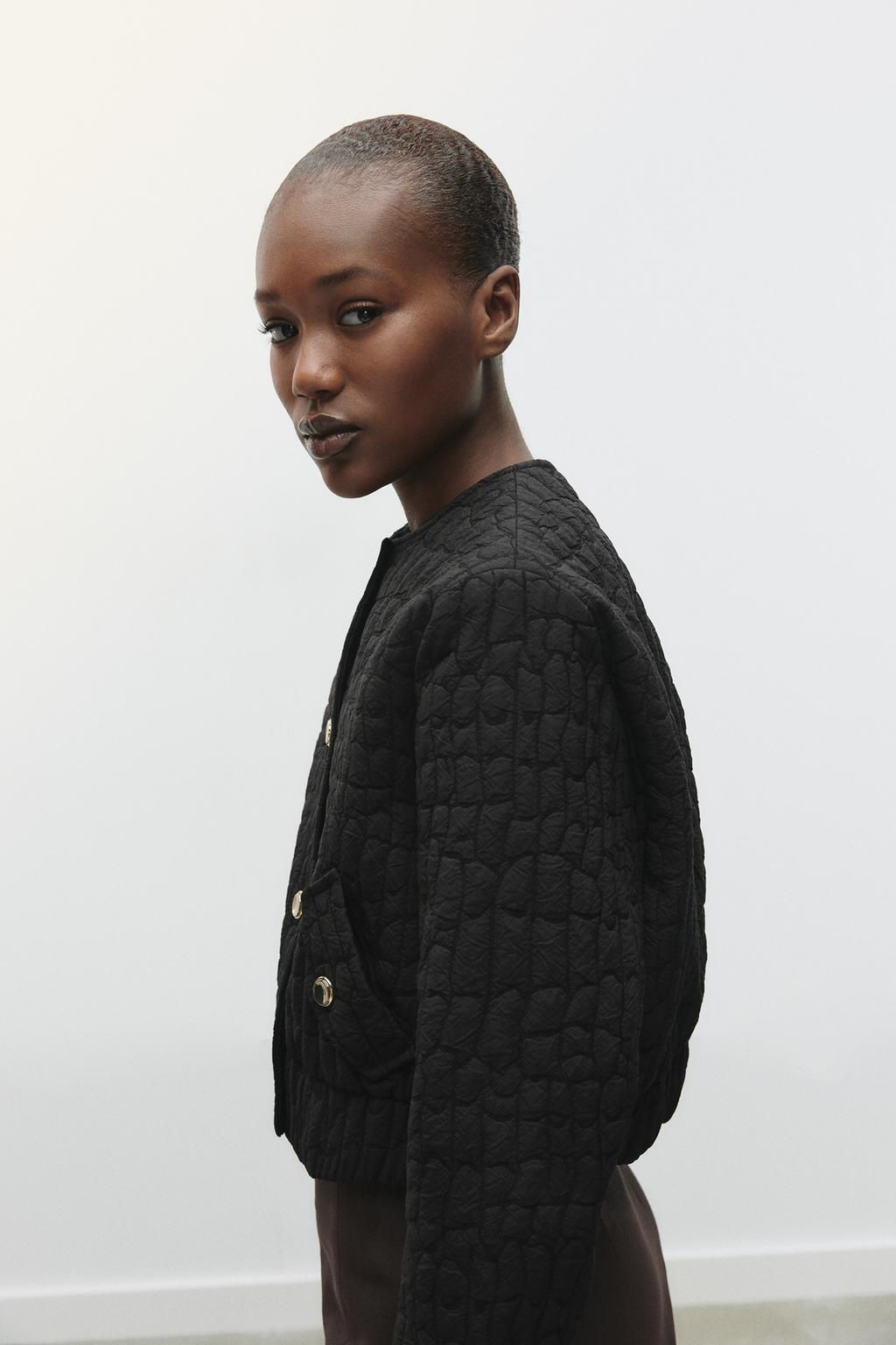 QUILTED BOMBER JACKET - Zara фото 10