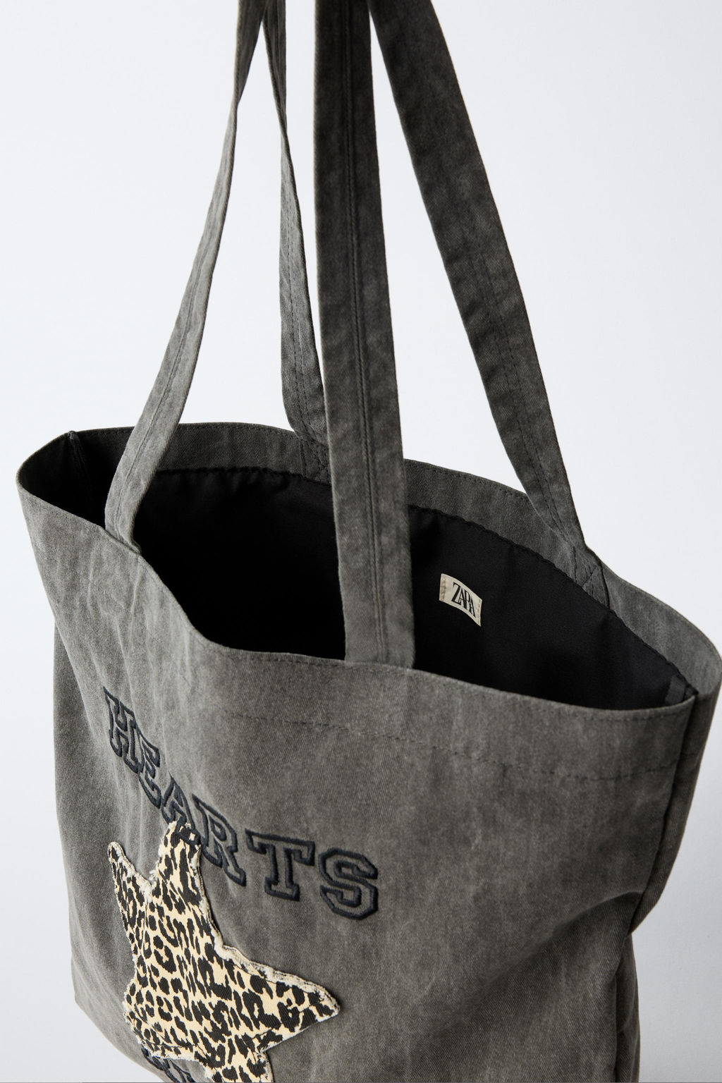 DENIM STAR TOTE BAG - Zara фото 5