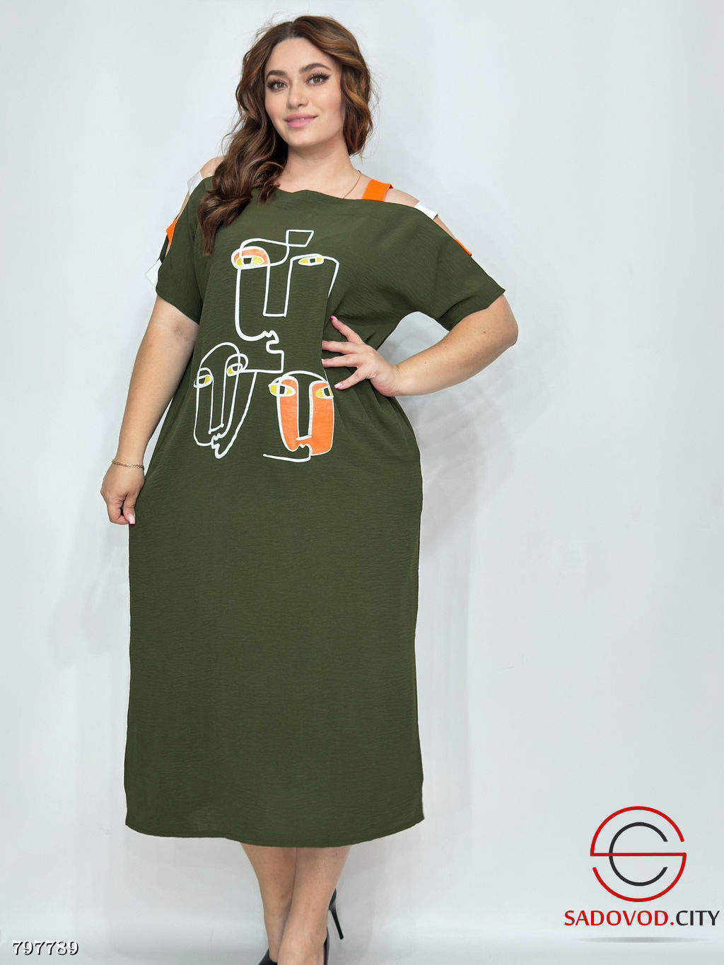 платье женское свободного кроя - Bruno фото 4