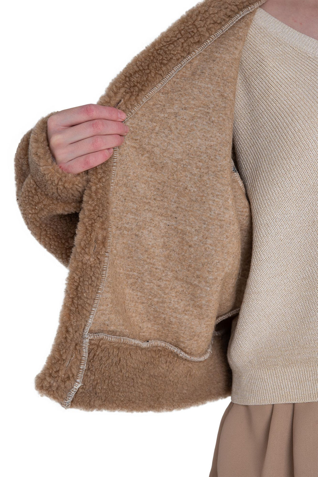 Кардиган КОРОТКИЙ ТЕДДИ - Woollamb фото 25