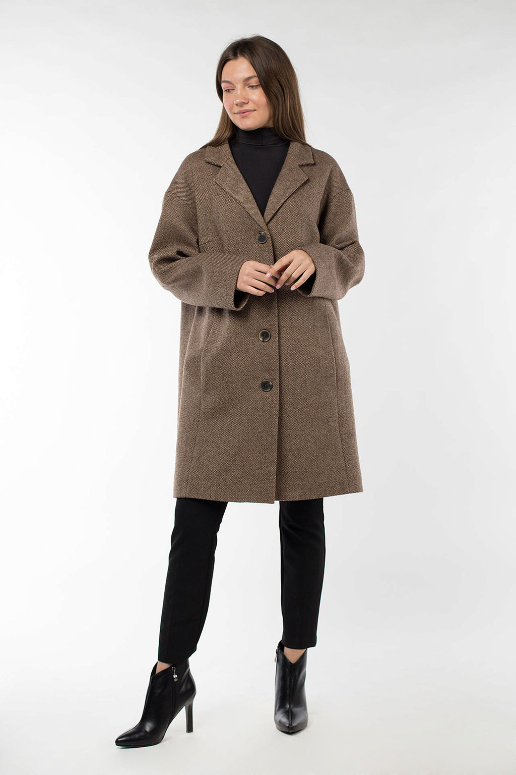 Пальто женское демисезонное - El podio фото 2