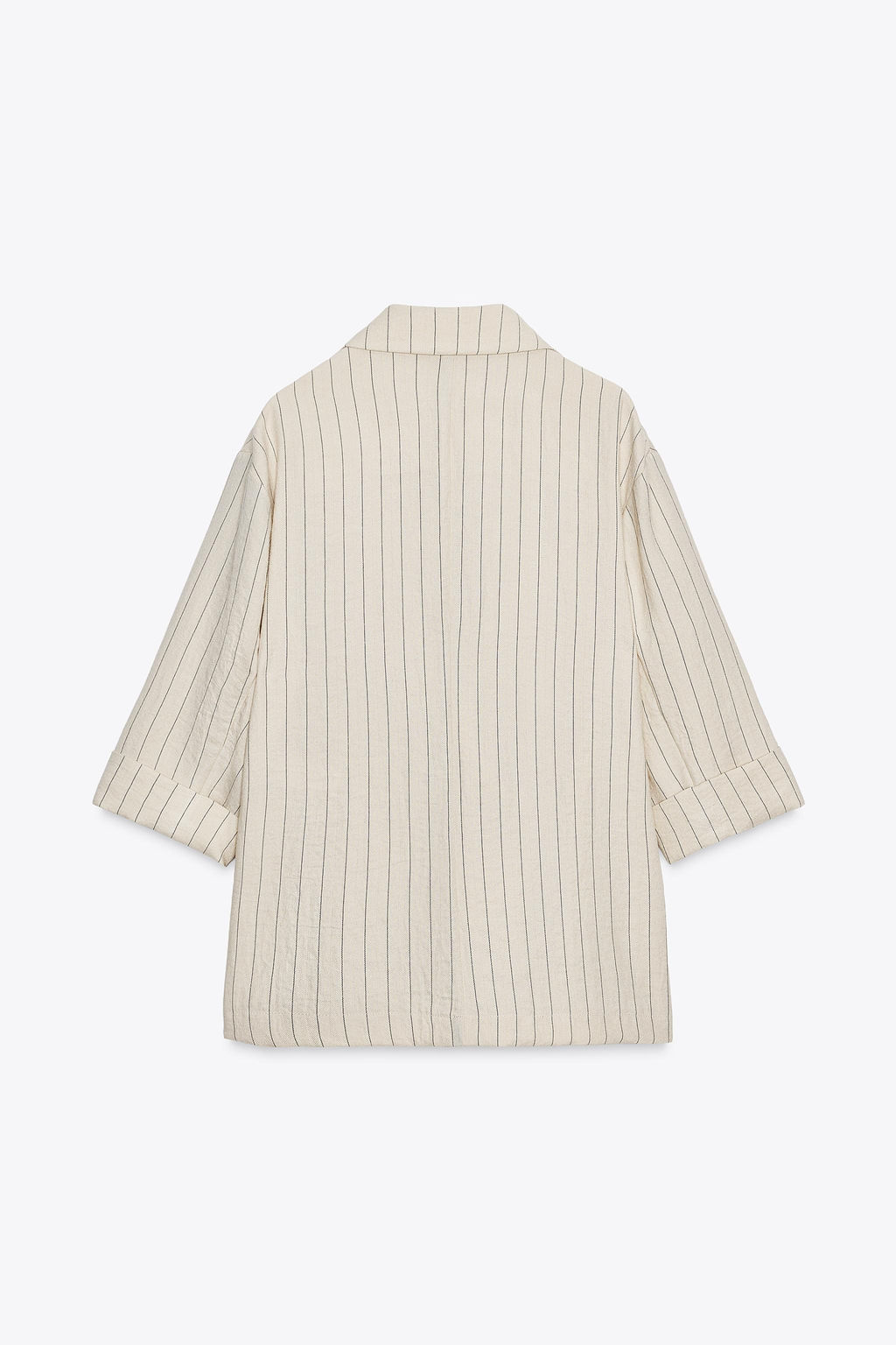 STRIPED DOUBLE-BREASTED BLAZER - Zara фото 13