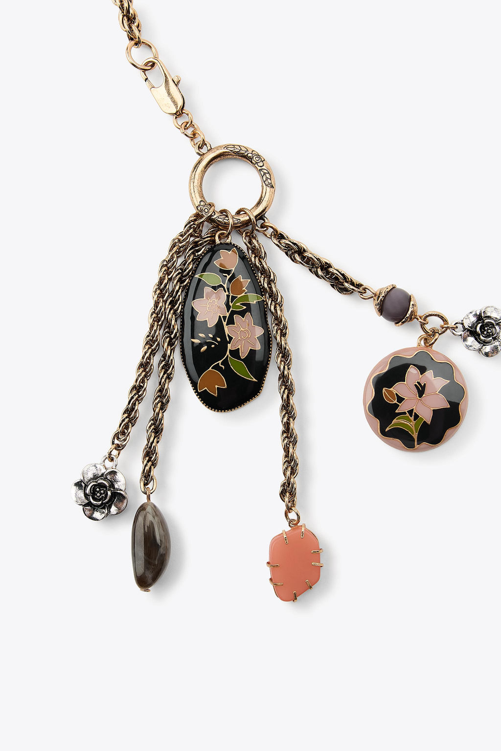 RESIN CHARM LINK BELT - Zara фото 5