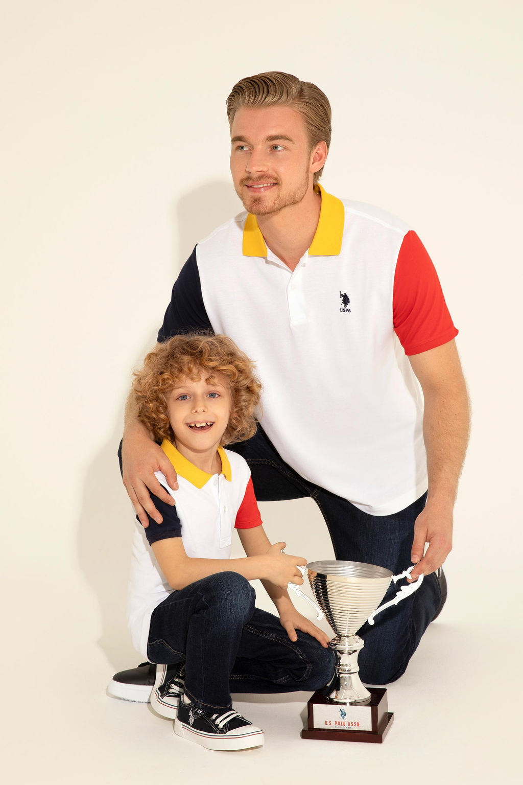 Футболка-поло U.S. Polo Assn белая хлопок  фото 7