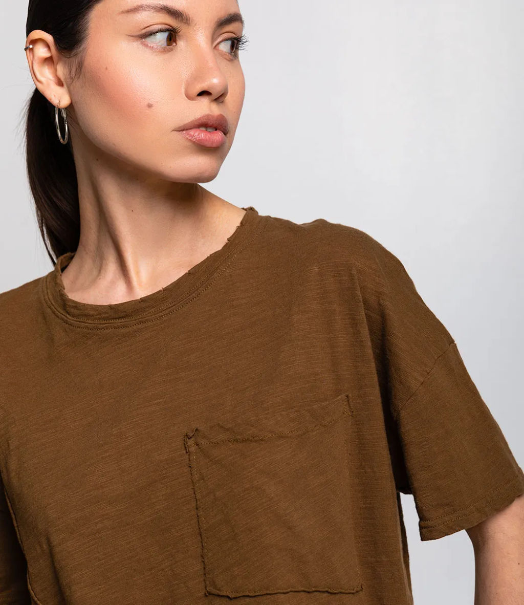 Футболка #КТ002258, тёмный хаки