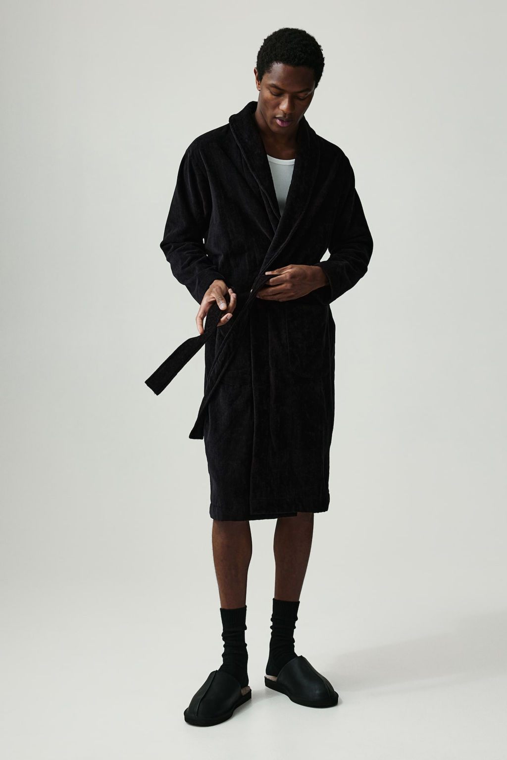 Terry dressing gown - H&m фото 2