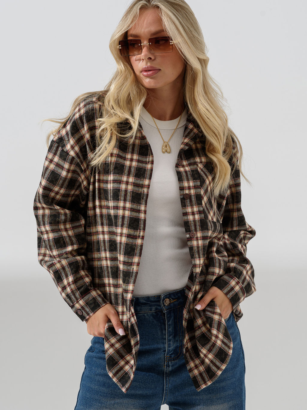 Рубашка ФЛАНЕЛЕВАЯ Имидж клетка - Оптима фото 4