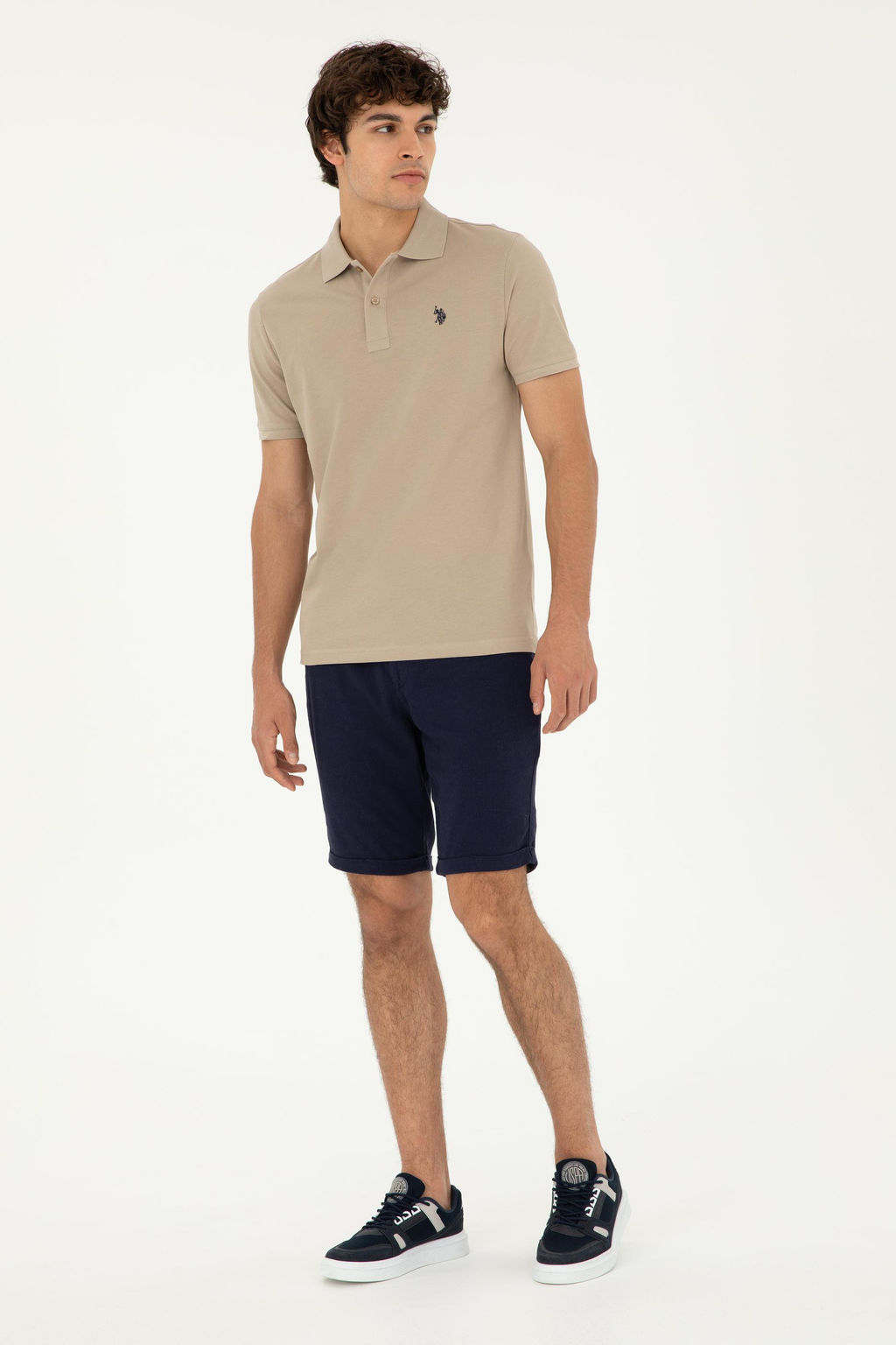 Мужские темно-синие тканые шорты Неожиданная скидка в корзине - U.s. polo assn фото 7