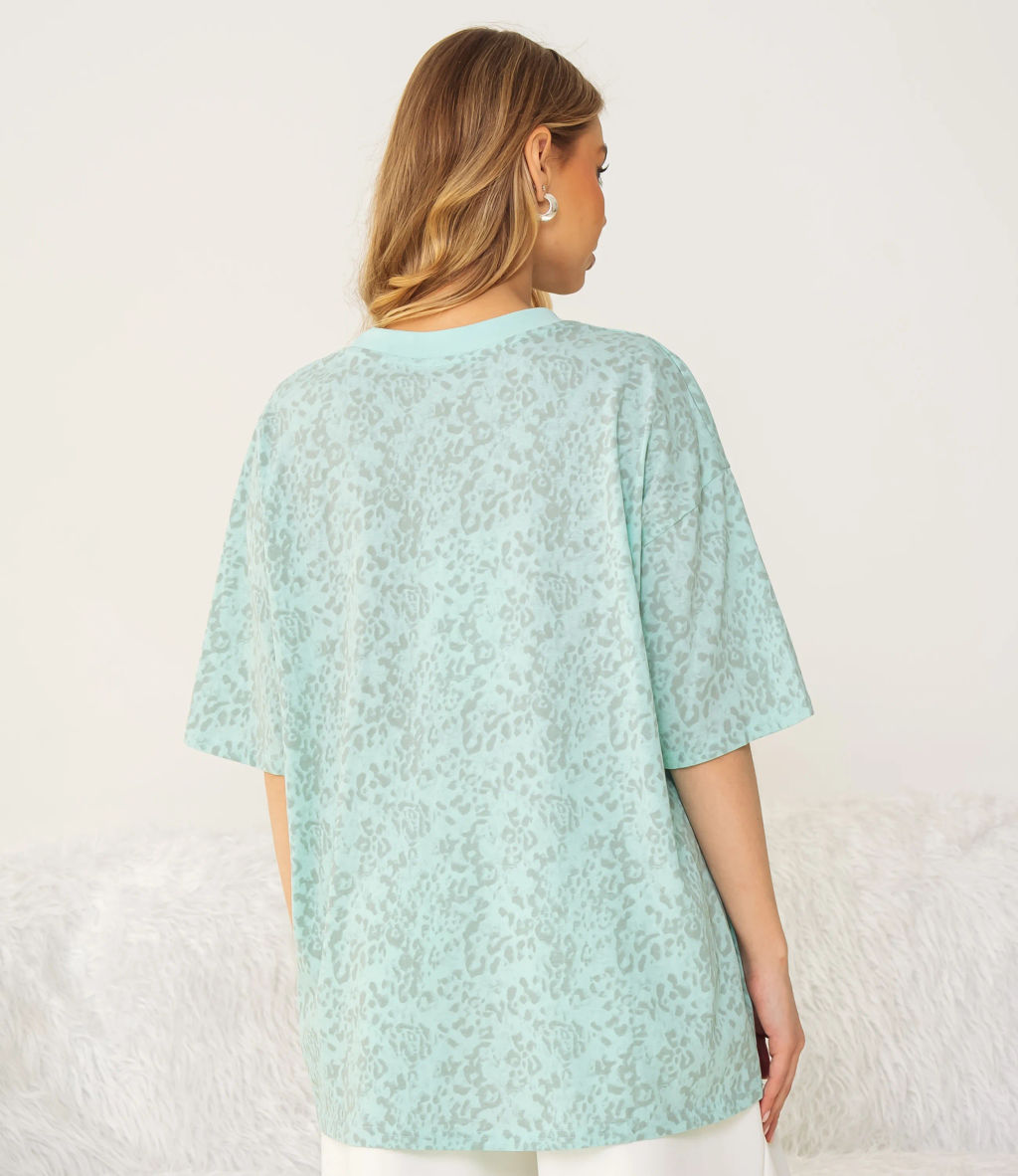 Футболка #КТ1200, мята - Dommod фото 3