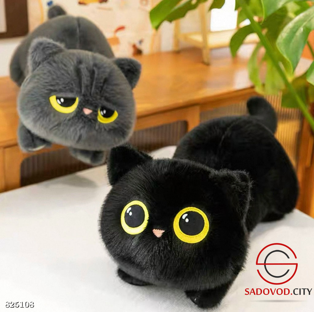 Плюшевая мягкая игрушка котик