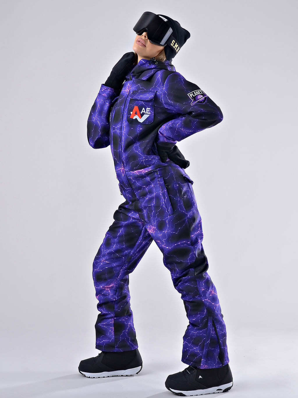 Женский зимний сноубордический комбинезон Alpha Endless 222/220518-2_013 Фиолетовый  фото 2
