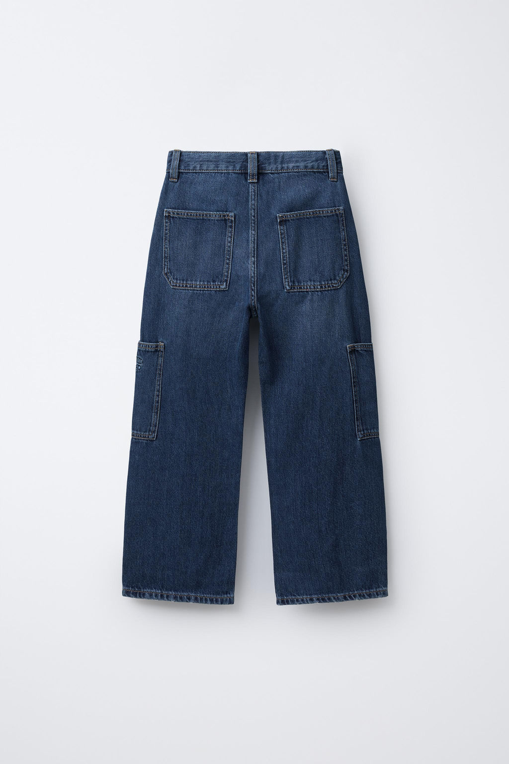 EMBROIDERED POCKET BARREL JEANS - Zara фото 2