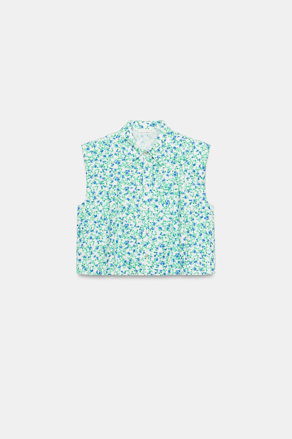 CAMISA HOMBRERAS ESTAMPADO FLORAL / Multicolor - Zara фото 5
