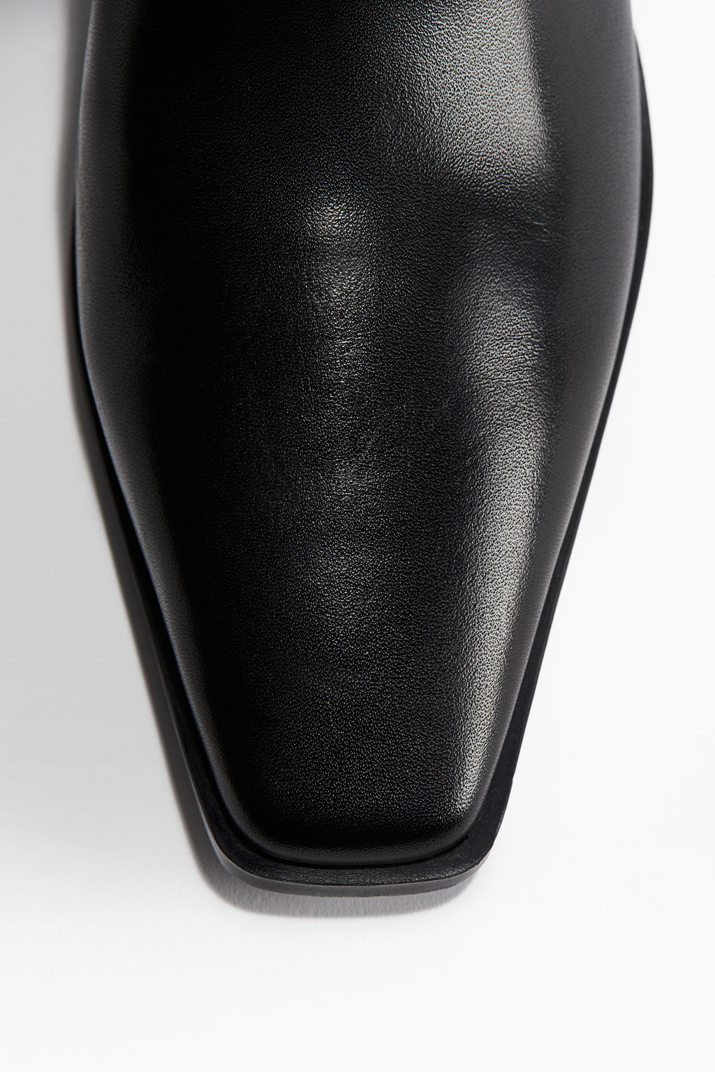 Botas de piel over-the-knee - H&m фото 10